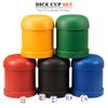 YYYUE 5 Dice Cups,Comfortable Dice Cup Set Concave-Convex Level, Plastic Material is Durable and Durable, Home Party Dice Rolling Game,10 view 4