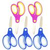 Left-handed Kids Scissors by Galadim (Pack of 5, Rounded-tip, 5.2-Inch) - Lefty Soft Touch Blunt School Student Scissors Shears GD-018-F view 1