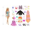 Barbie Advent Calendar with Barbie Doll (12-in), 24 Surprises Including Day-to-Night Trendy Clothing & Accessories, Festive Holiday Themed Packaging for Kids 3 to 7 Years Old view 3