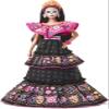 Barbie 2021 Dia De Muertos Doll (11.5-in) Wearing Traditional Embroidered Dress, Flower Crown & Calavera Face Paint, Gift for Collectors view 1