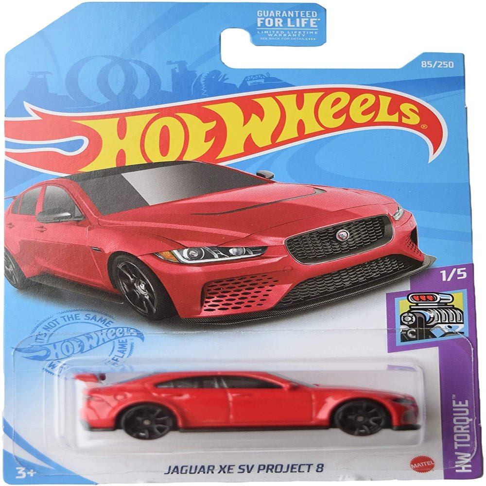 DieCast Hotwheels [Jaguar XE SV Project 8], Torque 1/5 [red]
