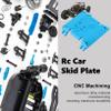 DAUERHAFT Durable RC Car Skid Plate,Perfect Size Rc Car Center Gear Box Mount Rc Car Skid Plate,Easy To Install with Screws,for 90018 90048 1/10 RC Car view 2