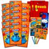 Bendon Publishing Set of 15 Kids Play Packs Bundle ~ Fun Party Favors Coloring Book Crayons, Stickers Plus Door Hanger and Loot Bags (Hot Wheels) view 1