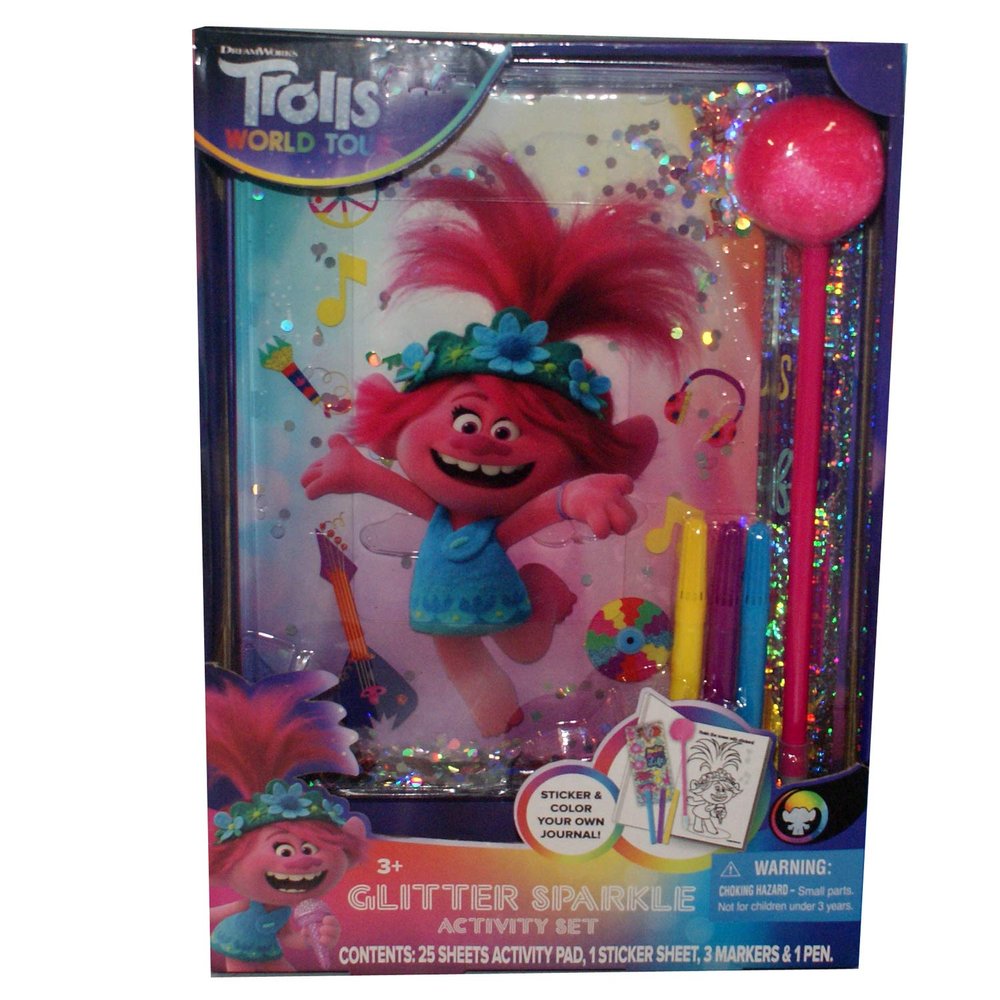 Trolls World Tour Glitter Sparkle Activity Set