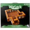 WizKids Warlock Tiles: Expansion  1 in. Town & Village Straight Walls view 1
