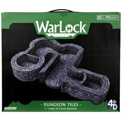 WizKids Warlock Tiles: Expansion  1 in. Dungeon Angles & Curves