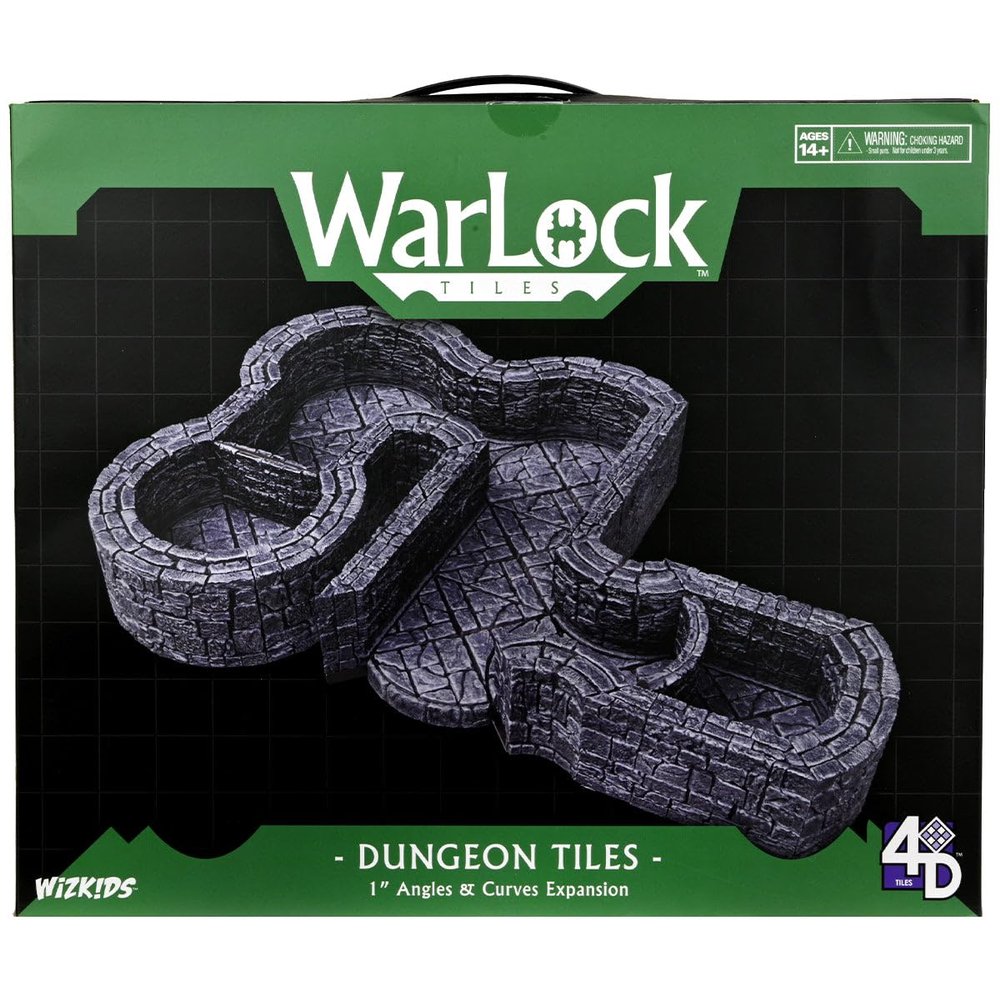 WizKids Warlock Tiles: Expansion 1 in. Dungeon Angles & Curves