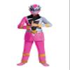 Disguise Pink Power Ranger Costume for Girls, Official Dino Fury Power Ranger Suit with Mask, Kids Size Small (4-6x) view 1