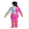 Disguise Pink Power Ranger Costume for Girls, Official Dino Fury Power Ranger Suit with Mask, Kids Size Small (4-6x) view 2