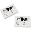 Azeeda 2 x 45mm 'Dairy Cow' Erasers/Rubbers (ER00026135) view 1