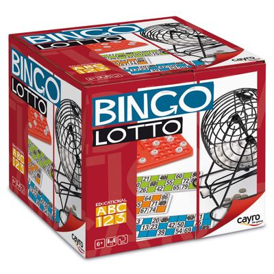 Cayro - Bingo Lotto - Traditional Game - Bingo with Drum - Lottery - Board Game (300)