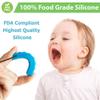 Chew Necklace, Sensory Chew Necklace Bundle for Kids with Chewing, ADHD, Autism, Biting Needs, Oral Motor Chewy, Silicone Necklace Made from Food Grade Silicone Safety, for Boys&Girls(5 PCS) view 2