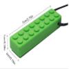 Chew Necklace, Sensory Chew Necklace Bundle for Kids with Chewing, ADHD, Autism, Biting Needs, Oral Motor Chewy, Silicone Necklace Made from Food Grade Silicone Safety, for Boys&Girls(5 PCS) view 3