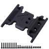 Hobbypark Aluminum Center Transmission Skid Plate Mount for Axial SCX10 II Upgrades 1/10 RC Crawler 90046 90047 Parts (Black, 4 Hole Version) view 1