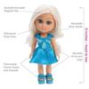 Adora Super Cuddly Fairy Garden Friends Doll Set with Color - Changing Hair, Blue Dress in Floral Applique and Matching Sandals Birthday Gift for Ages 3+ - Bluebell view 4
