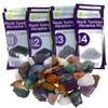 WireJewelry Brazilian Rock Tumbler Refill Kit - 3 Lbs. of Brazilian Stone Mix and 2 Batches of 4 Step Abrasive Grit and Polish view 1