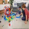 Hot Wheels Monster Trucks T-Rex Volcano Playset with 1:64 Scale Race Ace Toy Truck & 1 Toy Car, Track Set with Dinosaur Nemesis view 2