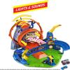Hot Wheels Monster Trucks T-Rex Volcano Playset with 1:64 Scale Race Ace Toy Truck & 1 Toy Car, Track Set with Dinosaur Nemesis view 3