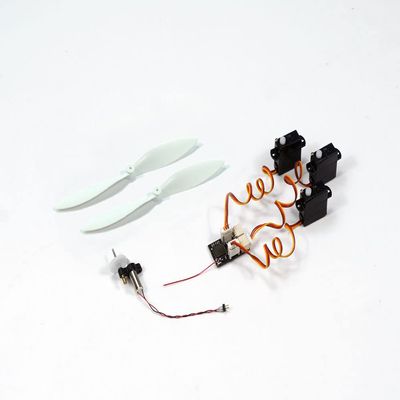 DIY Micro Brushed Power System with 4x12 Brushed Motor,Micro Prop,Micro Receiver for RC Micro Mini Indoor Airpalne (BLPS412SV-144)