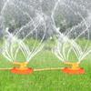Water Sprinkler for Kids Toddlers Sprinklers with Roating Spray Nozzles Attaches Garden Water Hose Outdoor Play Outside Toys 3-4 Summer Backyard Lawn Game Yard Water Toy for Kids 3-5 4-8 Boy Girl view 2