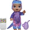 Baby Alive Dino Cuties Doll, Tyrannosaurus, Doll Accessories, Drinks, Wets, T-Rex Dinosaur Toy for Kids Ages 3 Years and Up, Black Hair view 1