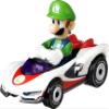 Hot Wheels Mario Kart Track Set & Toy Car, Piranha Plant Slide Playset with First-Appearance Yoshi Kart Vehicle & Gravity Launcher view 3