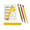 Town Square Miniatures Dollhouse Child's Spelling Test Ruler and Pencils 1:12 School Desk Accessory view 1