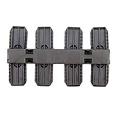 Hot Wheels Replacement Gray 4 Part Track Connector for FTH77 - HO Scale 1:64 Track Builder System Race Crate
