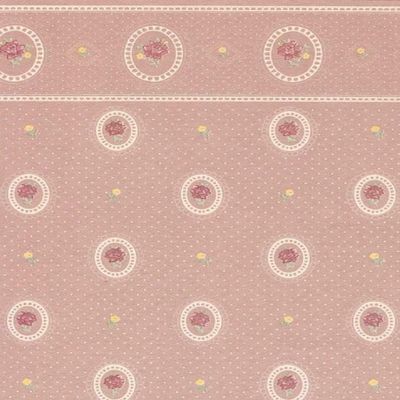Melody Jane Dolls Houses Dollhouse Cameo Reverse Grey Miniature Print Wallpaper 3 Sheets