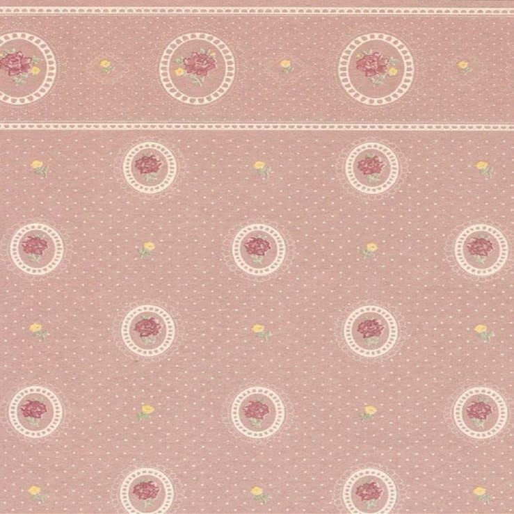 Melody Jane Dolls Houses Dollhouse Cameo Reverse Grey Miniature Print Wallpaper 3 Sheets