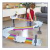 Hot Wheels Mario Kart Rainbow Road Raceway 8-Foot Track Set with Lights & Sounds & 2 1:64 Scale Vehicles, Race with 5-Track Colorful Course with 2 Configurations view 2