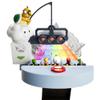 Hot Wheels Mario Kart Rainbow Road Raceway 8-Foot Track Set with Lights & Sounds & 2 1:64 Scale Vehicles, Race with 5-Track Colorful Course with 2 Configurations view 4