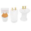 1/24 Dollhouse Miniature Bathroom Set, Simulation Ceramic Dollhouse Bathtub Toilet Sink Kit Dollhouse Furniture Accessories (A) view 1