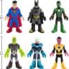 DC Super Friends Fisher-Price Imaginext Advent Calendar, 24 Mystery Toys Including Figures, Accessories and a Vehicle for Preschool Kids Multi view 4