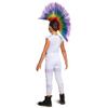 Disguise Queen Barb Trolls Costume, Trolls World Tour Rainbow Barb Costume for Kids with Headpiece, Deluxe Size Medium (7-8) view 2