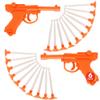 ArtCreativity Toy Guns (Pack of 6) - Toy Dart Guns for Kids - Total of 6 Toy Dart Pistols and 60 Suction Cup Darts, Summer Fun Toys for Outdoor, Indoor, Yard, Party Favors for Boys and Girls view 1