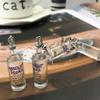 Magik DIY Bubble Milk Tea Matcha Foam Milk Tea Beverage Drink Vodka Liquor Earrings (Vodka) view 3