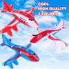 ArtCreativity Inflatable Airplanes, Set of 3, Blow Up Airplane with Hanging Hook, Airplane Party Decorations, 20 Inch Long Jet Inflates, Fun Pretend Play Accessories, Red, White, and Blue view 4
