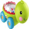 Fisher-Price Baby Crawling Toy Poppity Pop Turtle Push-Along Vehicle with Ball Popping Sounds for Infants Ages 6+ Months view 1