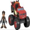 Fisher-Price Blaze and the Monster Machines Toy Truck & Figure Set, Ninja Blaze & AJ, Preschool Racing Play Ages 3+ Years view 1