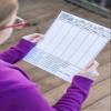 YARD FARKLE SCORE CARDS with Rules on the back- Laminated Farkle Score Card, Reusable Score Card, Size- 8.5" x 11" (FIVE Farkle Score Cards) view 3