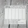YARD FARKLE SCORE CARDS with Rules on the back- Laminated Farkle Score Card, Reusable Score Card, Size- 8.5" x 11" (FIVE Farkle Score Cards) view 4