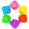 The Dreidel Company Classic Rubber Duck Toy Duckies for Kids, Six Solid Colors, Bath Birthday Gifts Baby Showers Classroom Summer Beach and Pool Activity, 2" (50-Pack) view 4
