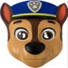 Rubies Child's Paw Patrol Chase Plastic Half-Mask, One Size view 1