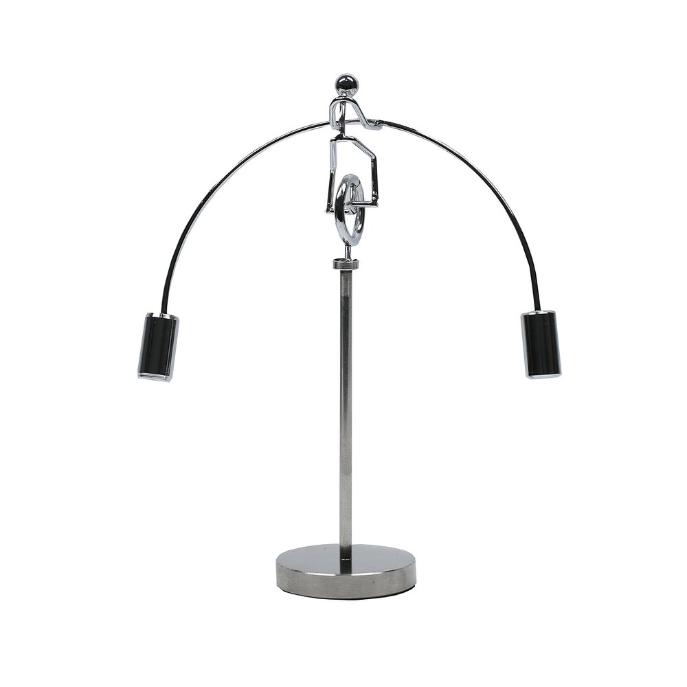 MagicTech Steel Balance Tumbler Kinetic Art Balance Toy Decompressive Science Psychology Home Office Decor Desk PH04