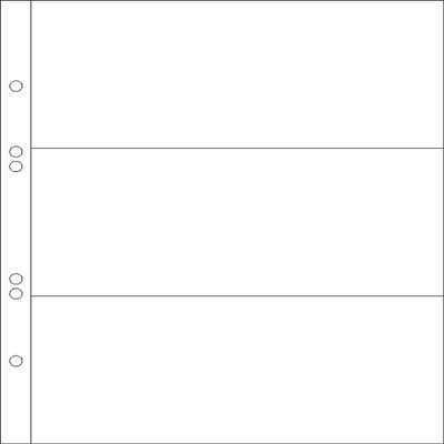 50 Prophila banknote envelopes, 3-Part, for 3 banknotes Each up to Approx. 180 x 80 mm