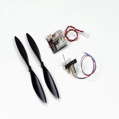 AEO DIY Micro Brushed Power System with 6x14 Brushed Motor,Micro Prop,Micro Receiver for RC Micro Mini Indoor Airpalne (BLPS614-242)