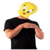 Rubies Unisex Warner Bros. Space Jam Tweety Bird Plastic Half-Mask, One Size view 4