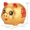 Adorable Gold Piggy Bank for Kids Boys and Girls Savings Money Box Perfect for Christmas and Birthday Gift Collectible view 2