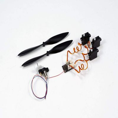 AEO DIY Micro Brushed Power System with 6x14 Brushed Motor,Micro Prop,Micro Receiver for RC Micro Mini Indoor Airpalne (BLPS614SV-144)